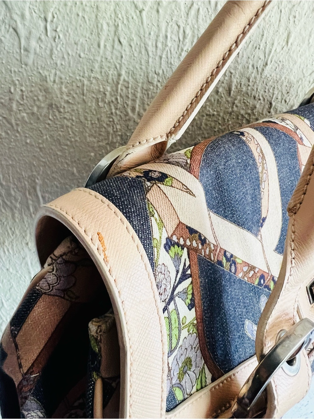 Salvatore Ferragamo Gancini Denim Bag - Picture 15 of 15
